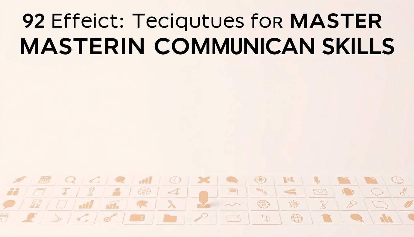 92 effective techniques for mastering communication skills